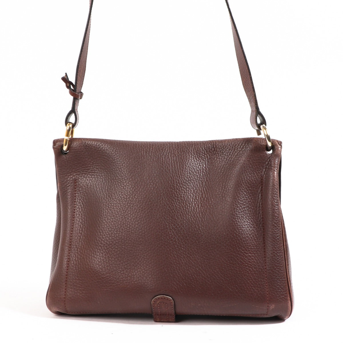 Buy an authentic second-hand Delvaux Brown Leather Crossbody Bag in very good condition at Labellov in Antwerp.