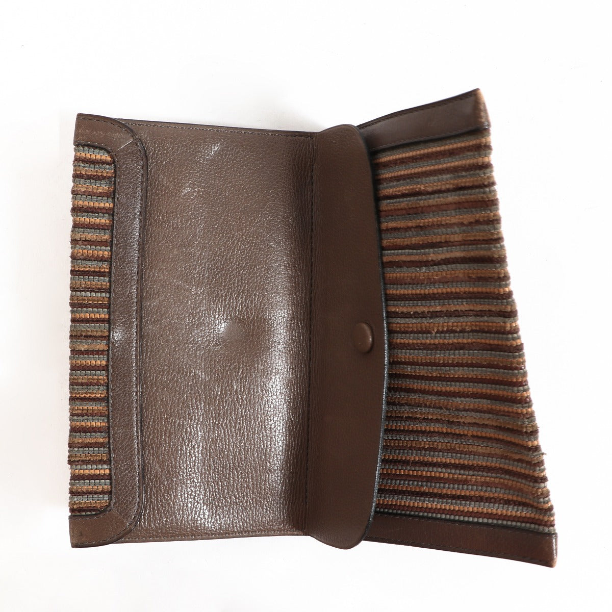 Buy an authentic second-hand Delvaux Grey Toile De Cuir Wallet in very good condition at Labellov in Antwerp.
