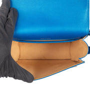 Buy an authentic second hand Delvaux Electric Blue Polo Madame Bag in very good condition at Labellov
