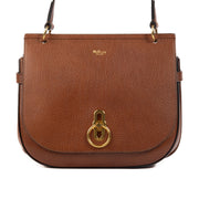 Buy an authentic second hand Mulberry Oak Classic Grain Leather Amberley Satchel Bag in new condition at Labellov