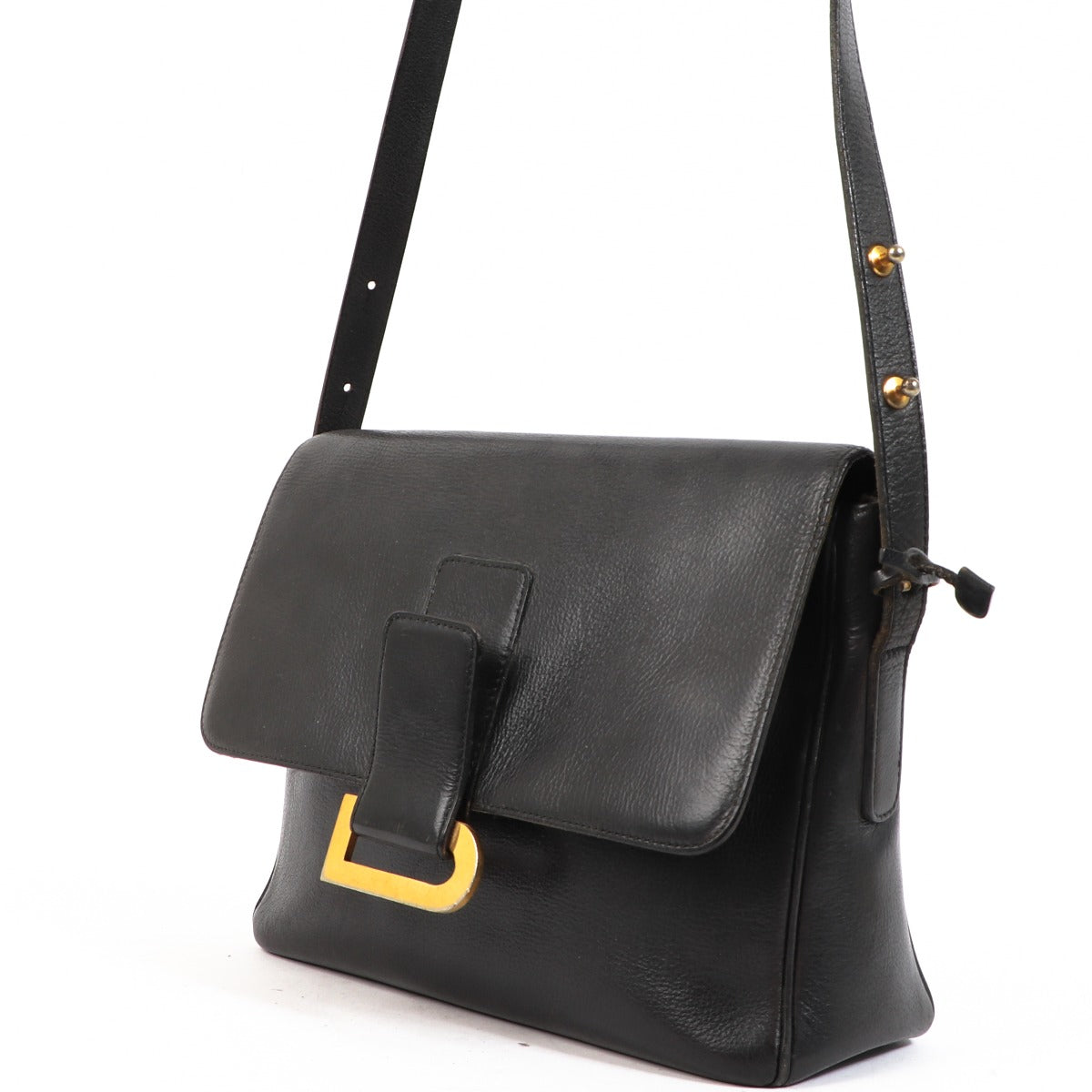 Delvaux Black Poirier Vintage Bag