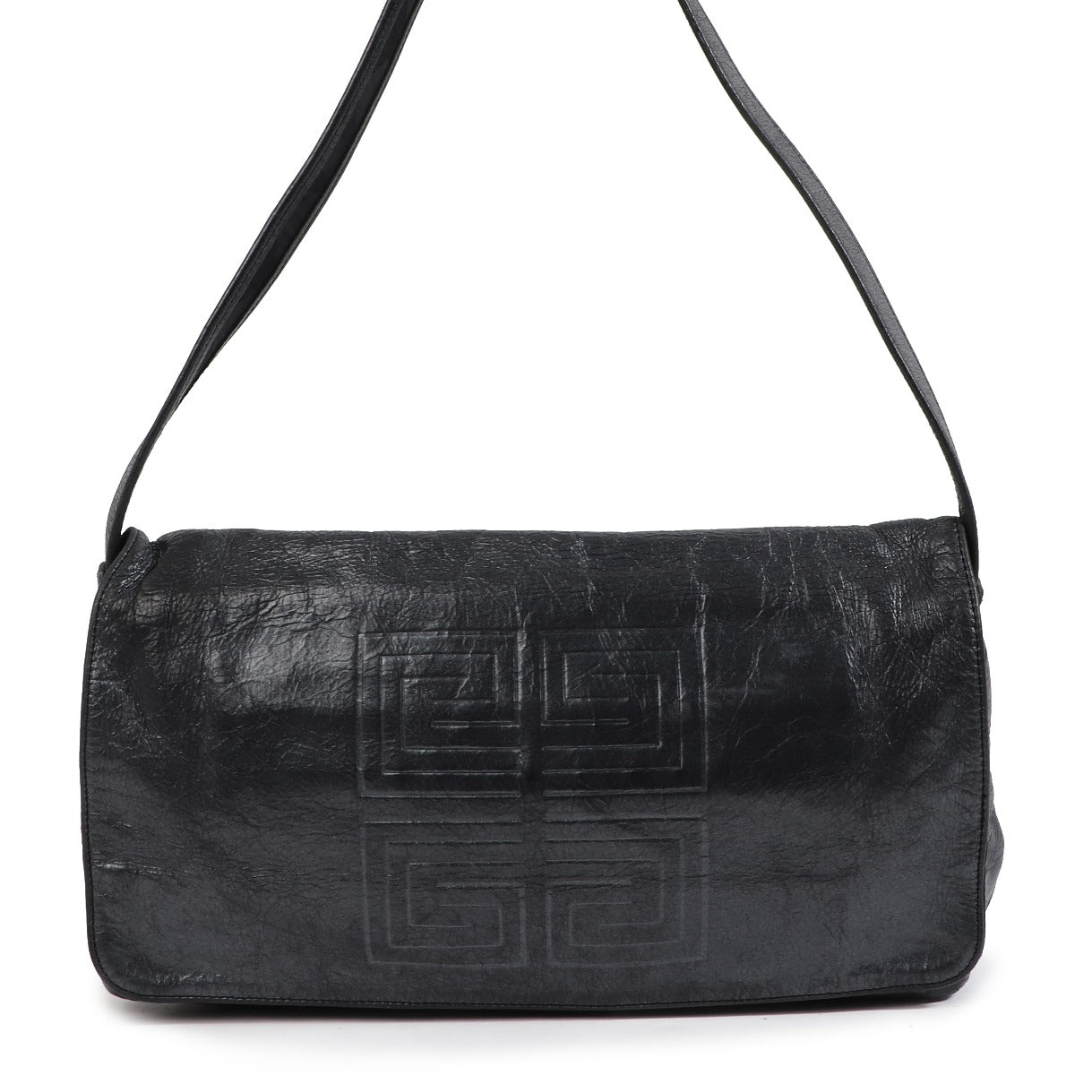 Buy an authentic second-hand Givenchy Blue Leather Shoulder Bag in very good condition at Labellov in Antwerp.