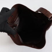 Buy an authentic second-hand Bottega Veneta Brown Leather Shoulder Bag in good condition at Labellov in Antwerp.