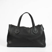 Authentic pre-loved Gucci Black Leather Lady Tassel Tote Bag on Labellov.com