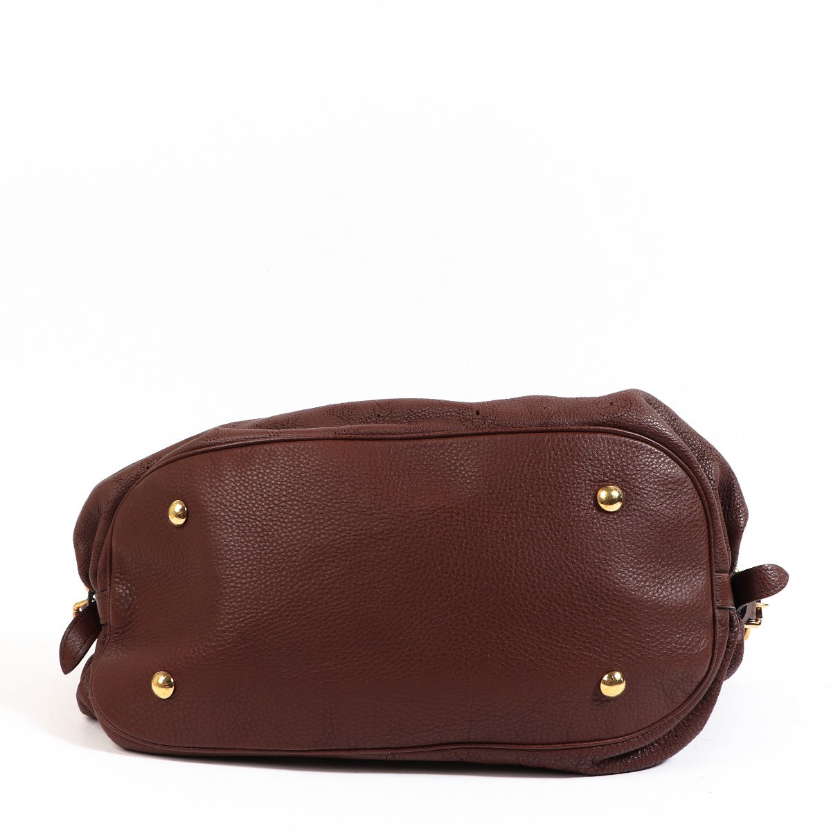 Buy an authentic second-hand Louis Vuitton Brown Mahina Calfskin Shoulder Bag in very good condition at Labellov in Antwerp.