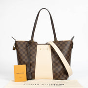 Authentic pre-loved Louis Vuitton Damier Ebene/Magnolia Jersey Shoulder Bag on Labellov.com