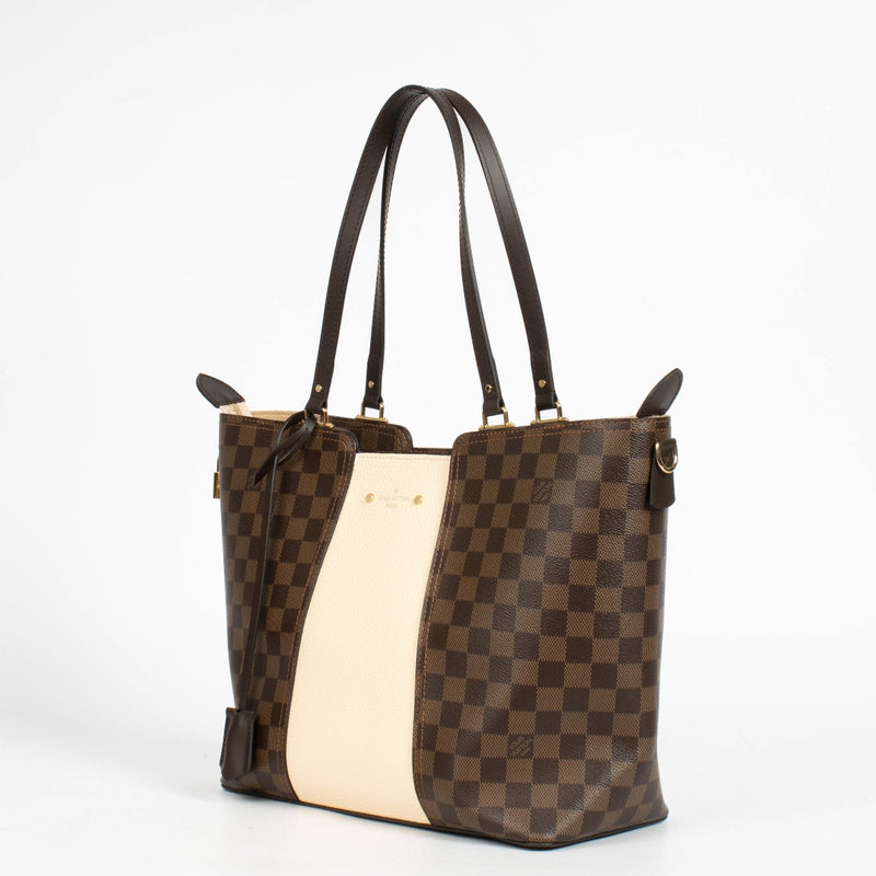 Authentic pre-loved Louis Vuitton Damier Ebene/Magnolia Jersey Shoulder Bag on Labellov.com