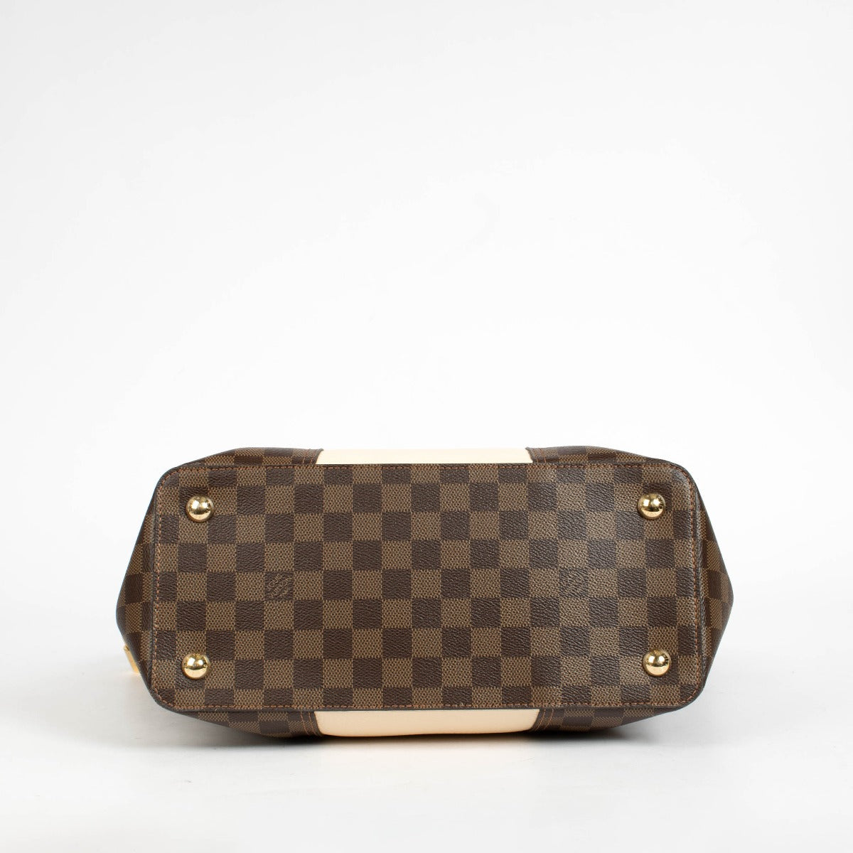 Authentic pre-loved Louis Vuitton Damier Ebene/Magnolia Jersey Shoulder Bag on Labellov.com