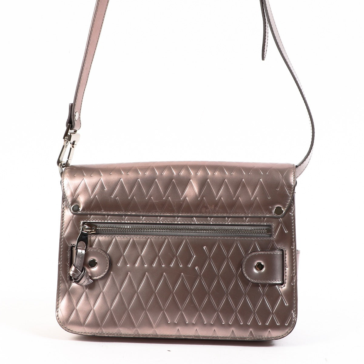 Shop safe online at Labellov in Antwerp this 100% authentic second hand Proenza Schouler Metallic PS11 Mini Classic Crossbody Bag
