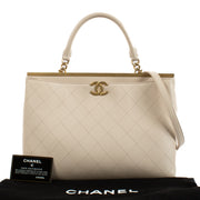 Authentic second hand Chanel Pink Top Handle on Labellov.com