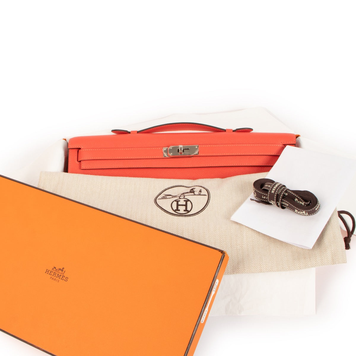 Hermès Kelly Cut Rose Jaipur Epsom