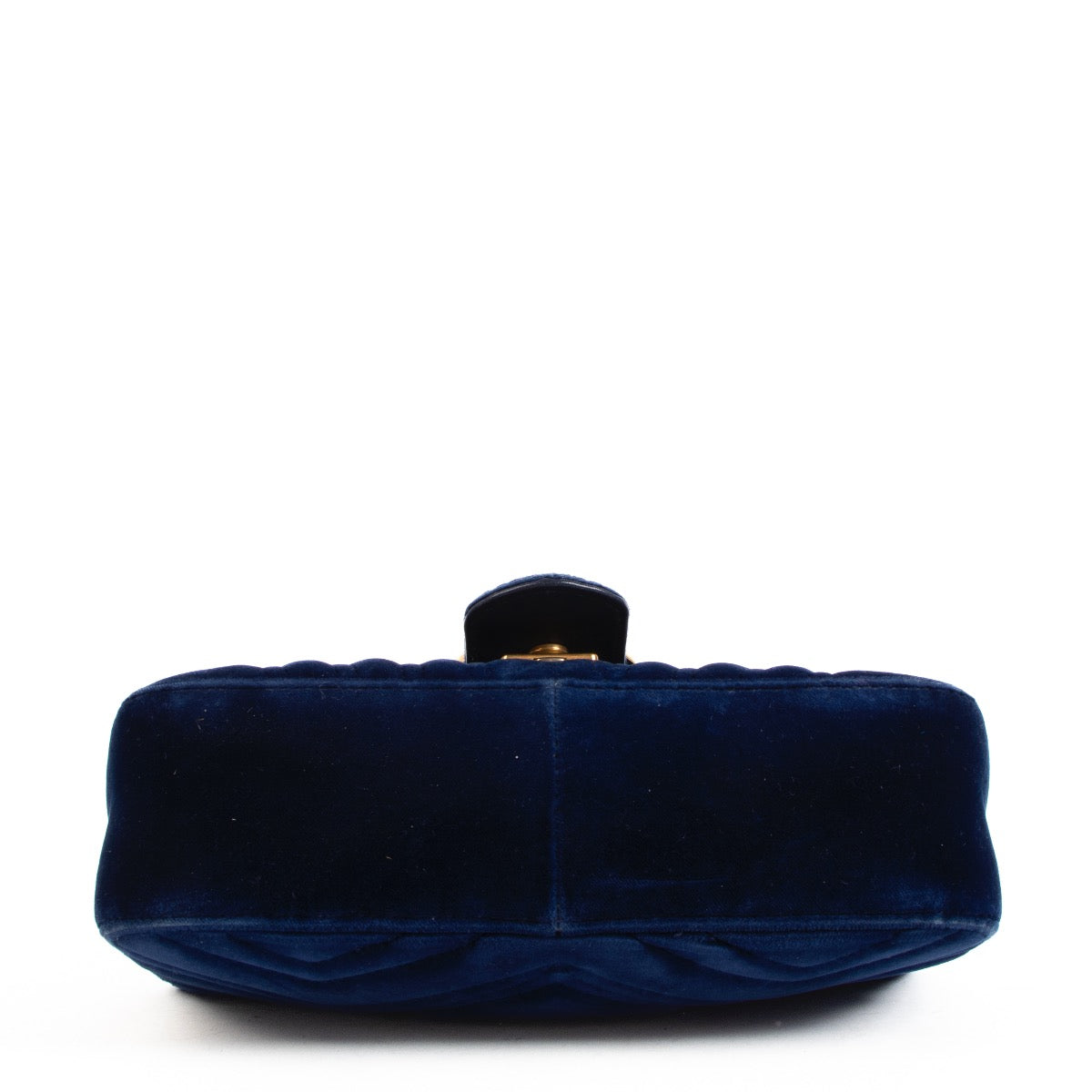 shop 100% authentic second hand Gucci Blue Velvet GG Marmont Mini Bag on Labellov.com