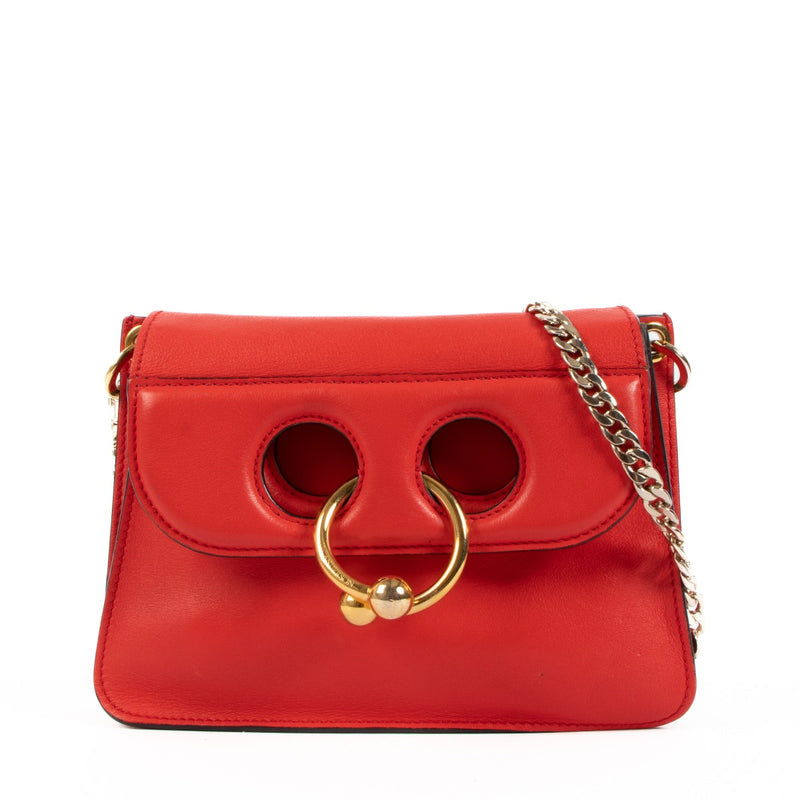 JW Anderson Red Pierce Shoulder Bag
