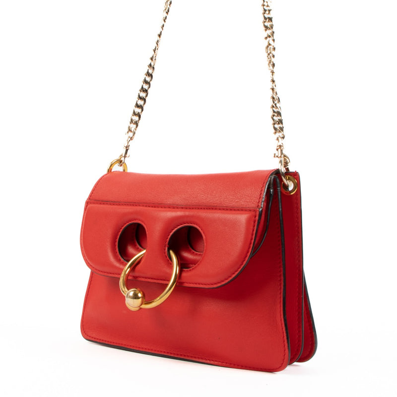 JW Anderson Red Pierce Shoulder Bag