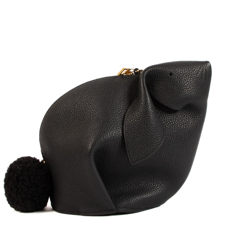 Loewe Black Mini Bunny Bag