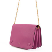 Mulberry Candy Pink Classic Grain Small Clifton Crossbody Bag