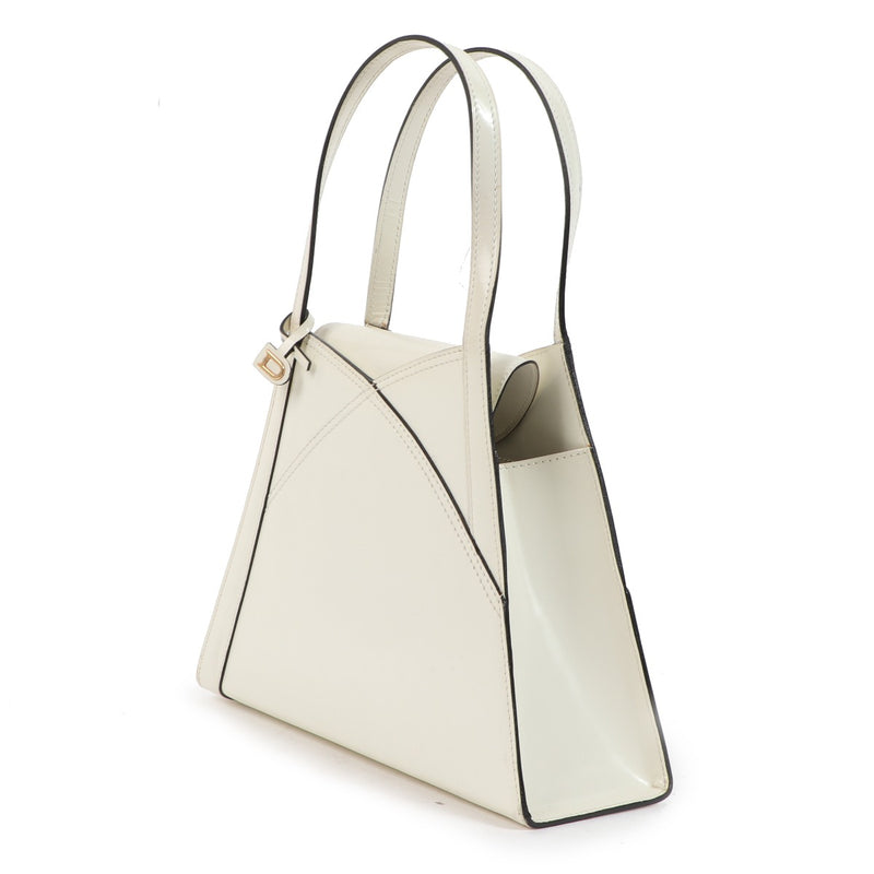 Delvaux Soupir White Magic Patent Leather Bag