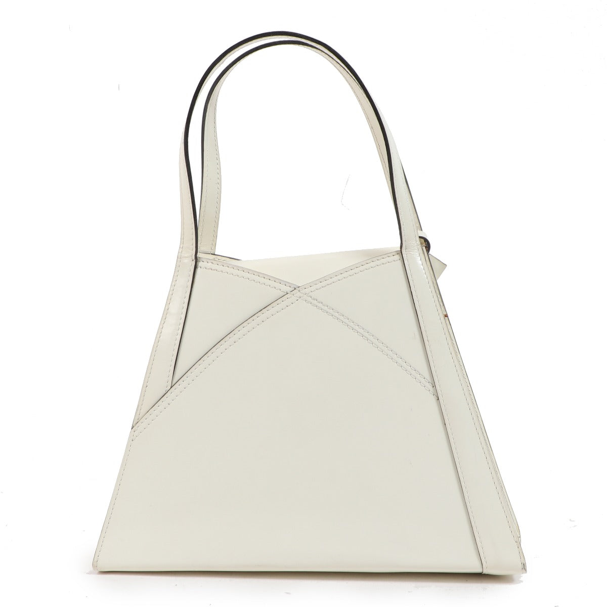 Delvaux Soupir White Magic Handtas van lakleer