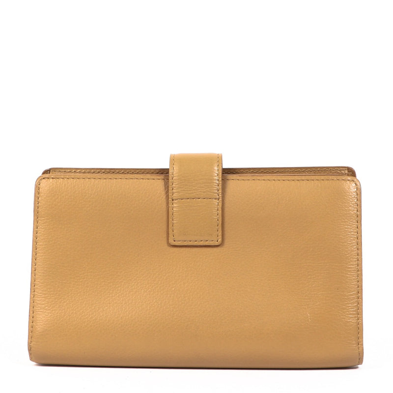 Delvaux Valeur Beige Leather D Wallet
