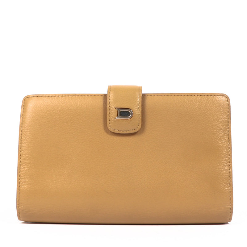 Delvaux Valeur Beige Leather D Wallet