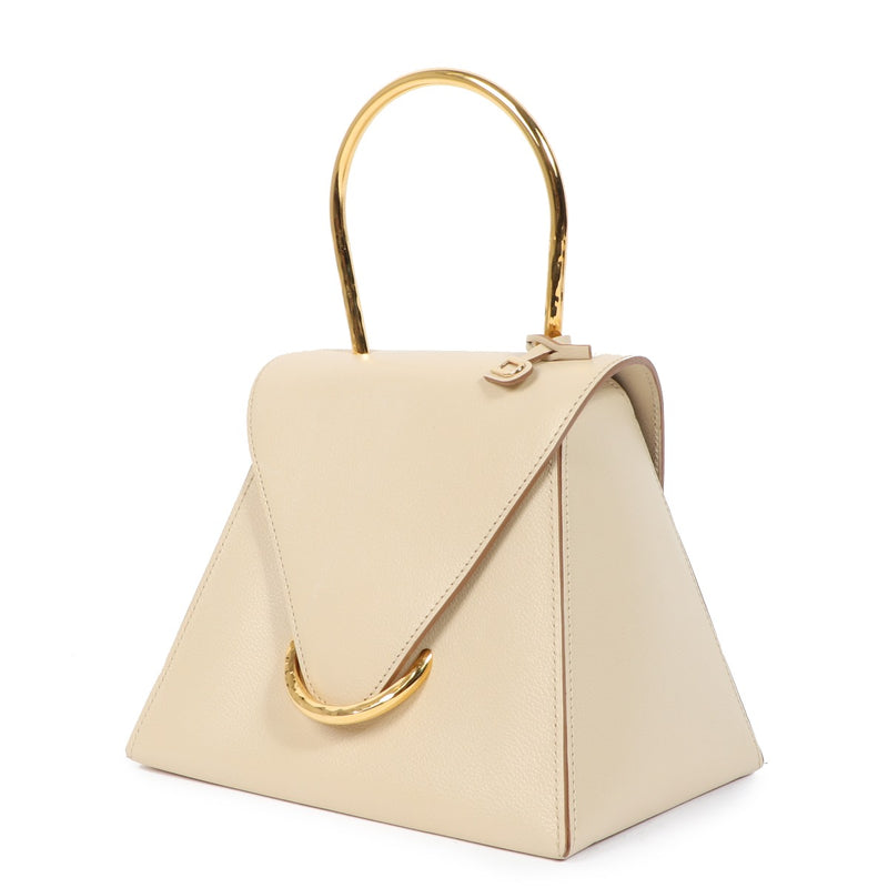 Delvaux Cream Jumping UT/Caprice Top Handle Bag