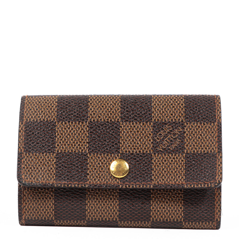 Louis Vuitton Damier Ebene Canvas 6 Key Holder