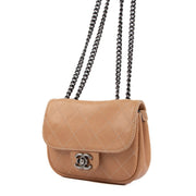 Chanel Natural Calfskin Mini Flap Bag