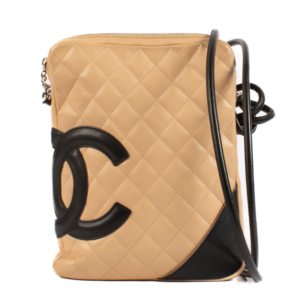 Chanel Beige Cambon Ligne Camera Crossbody Bag