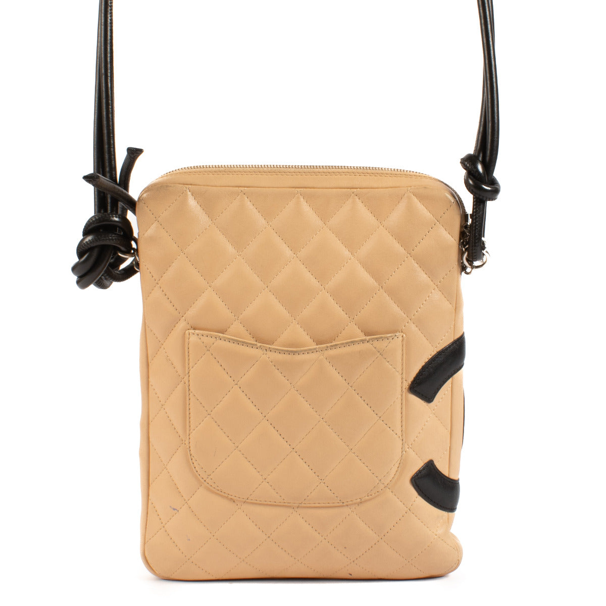 Sac bandoulière Chanel Beige Cambon Ligne