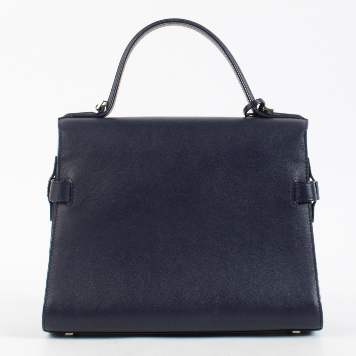 Delvaux Navy Souple Calf Tempête MM Tas