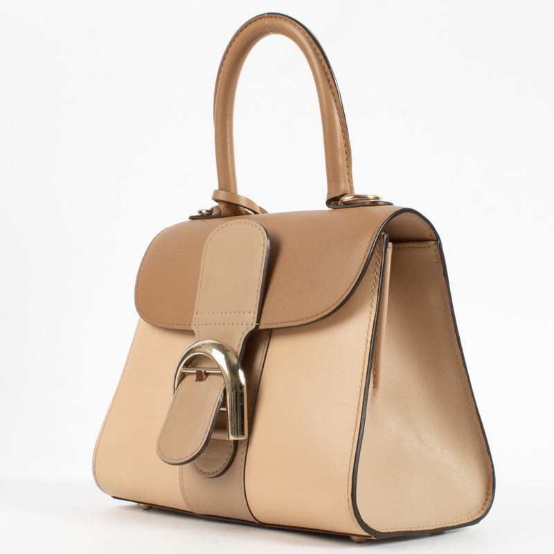Delvaux Nude Camaieux Box Calf Brillant Mini