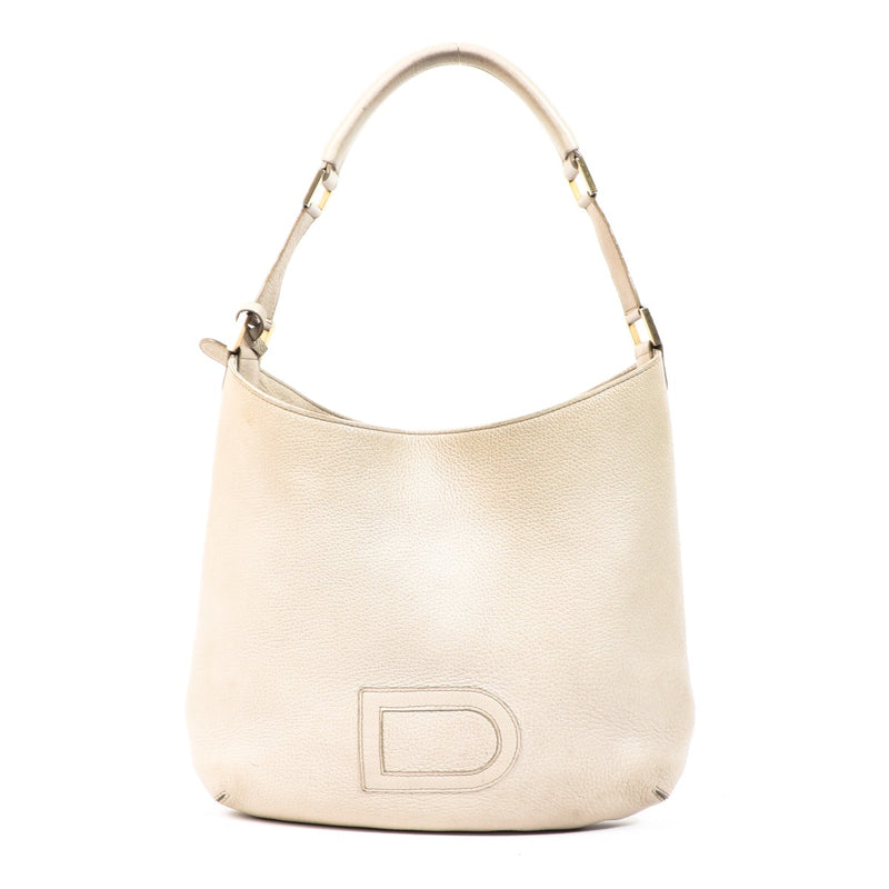 Delvaux Louise PM Cream Crispy Taurillon