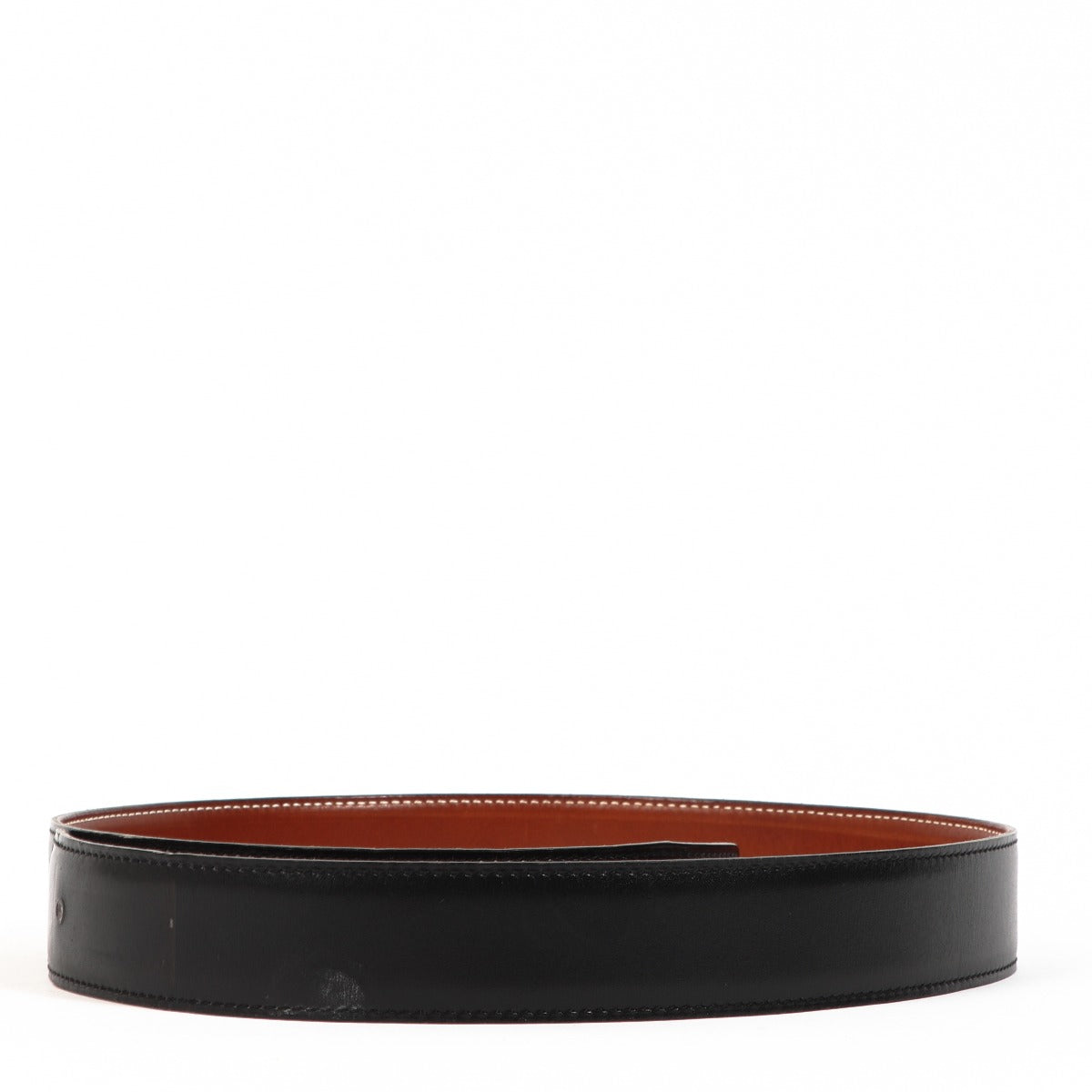 Hermès Reversible Black Box/Barenia Belt Strap - Size 72