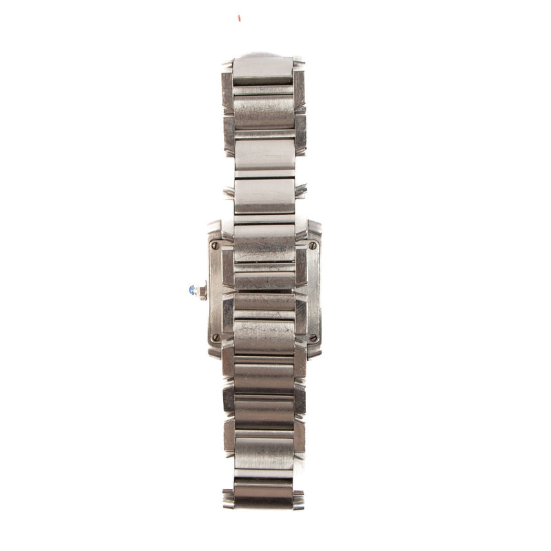 Get an authentic second hand Cartier Silver Tank Francaise Watch on Labellov.com