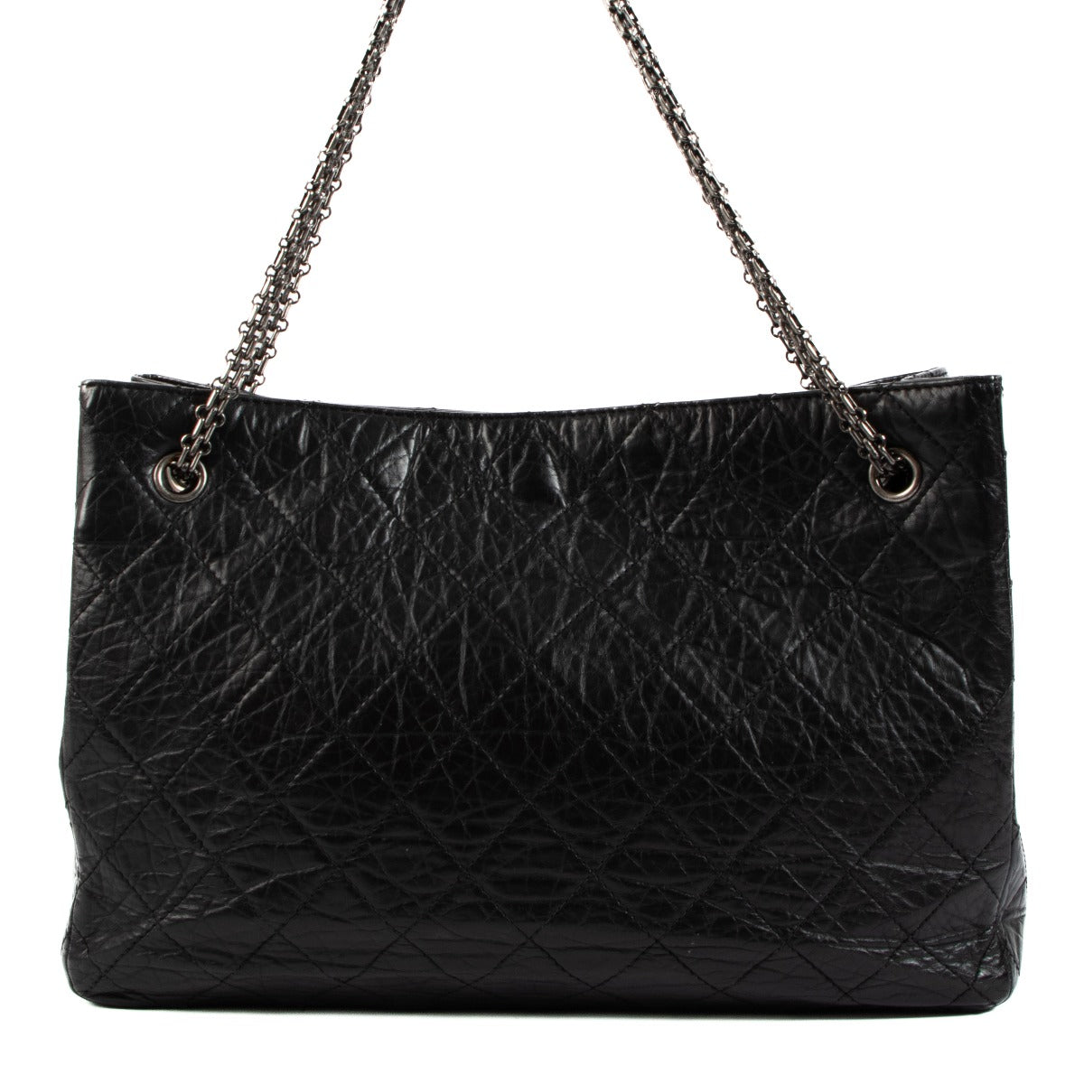 Sac fourre-tout Chanel Reissue 2.55 Business noir