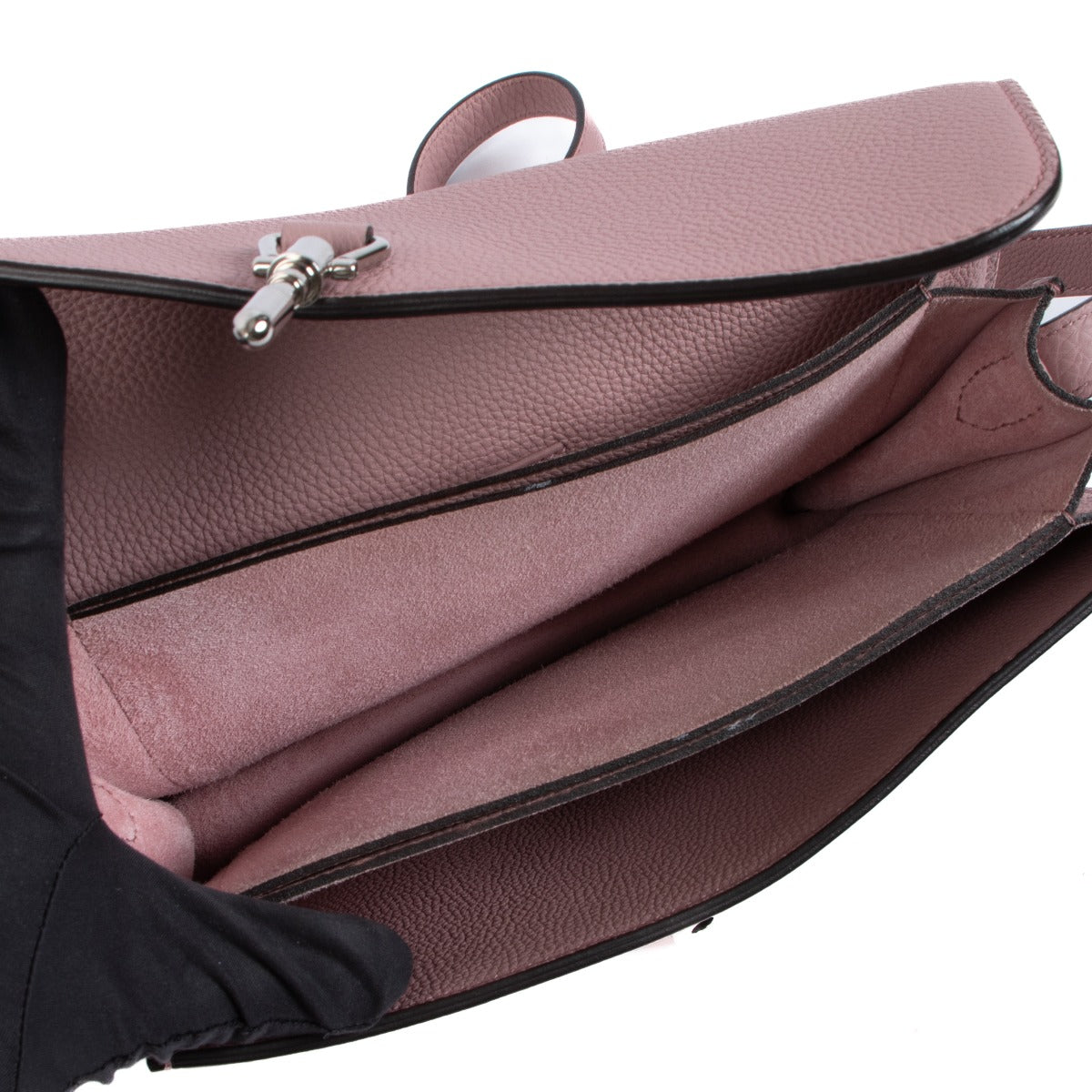 Gucci Mauve Jackie Soft Flap Bag
