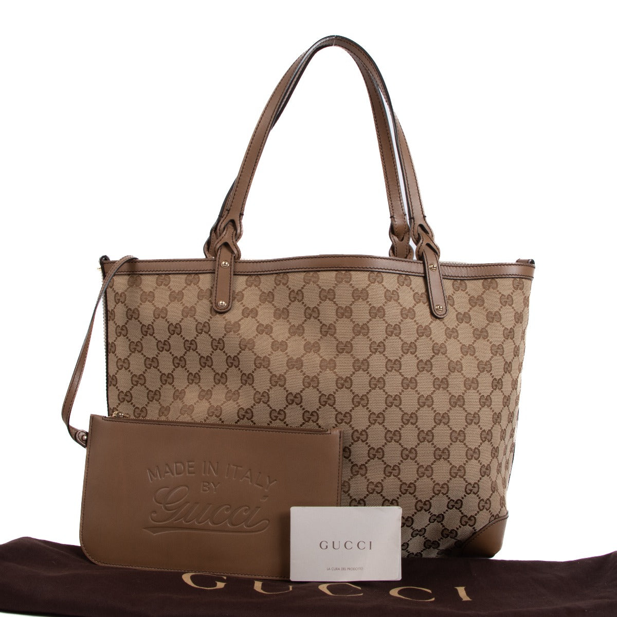 authentic second hand Gucci GG Canvas Tote Bag on Labellov.com