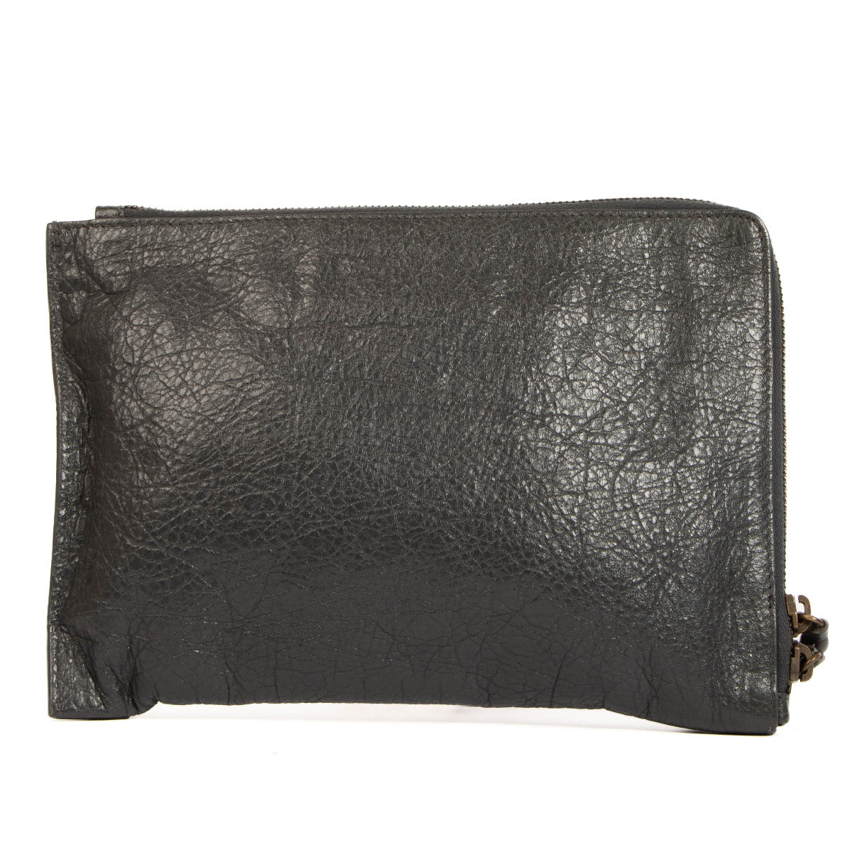 Pochette zippée Balenciaga Arena Classic grise