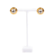 shop 100% authentic second hand Chanel 97A Gold Crystal Clip-On Earrings on Labellov.com