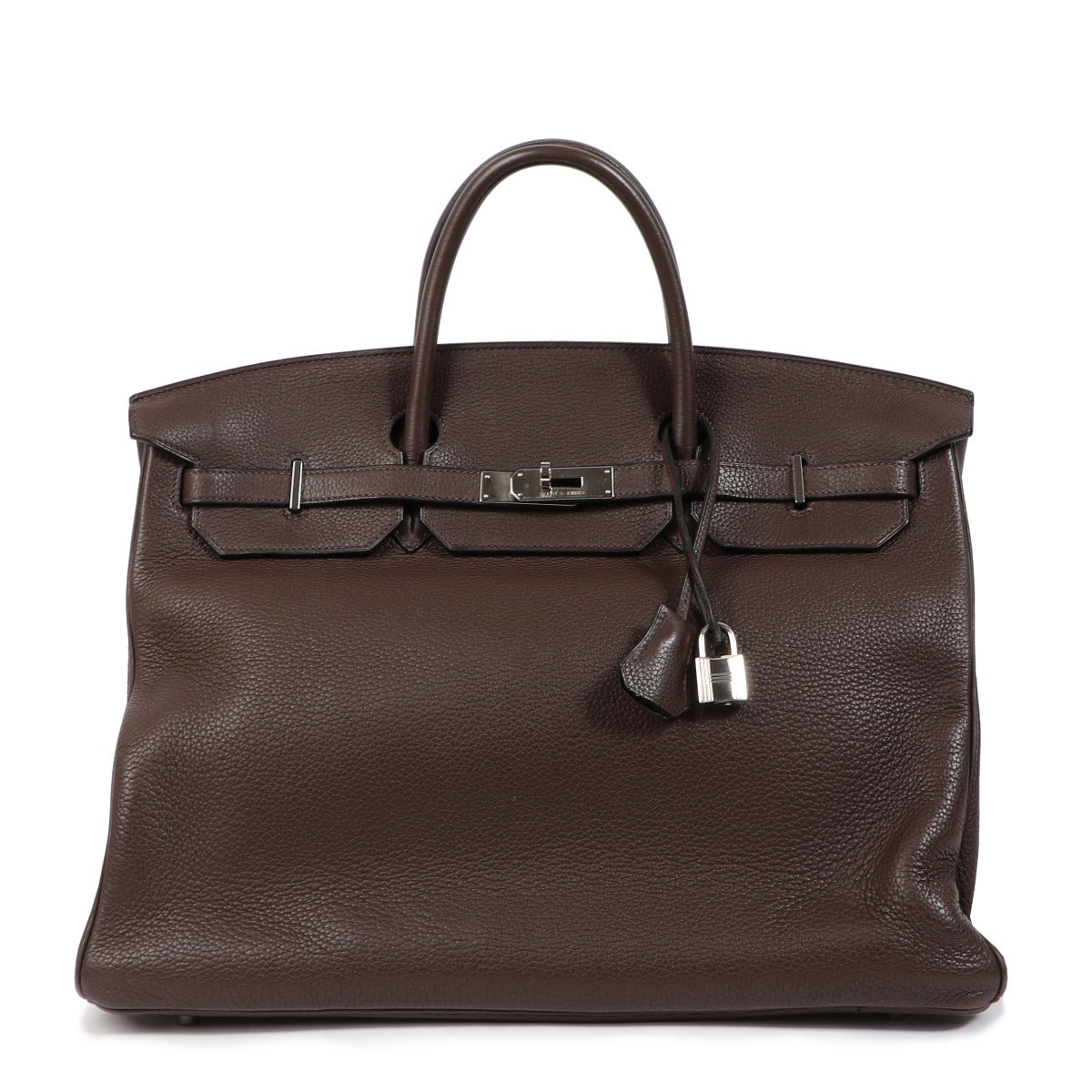 Hermès Birkin 40 Café Clemence Palladium Hardware