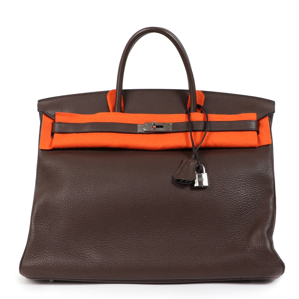 Hermès Birkin 40 Café Clemence Palladium Hardware