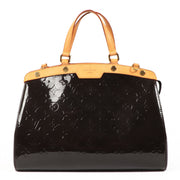 Louis Vuitton Terre d'Ombre Monogram Vernis Brea MM