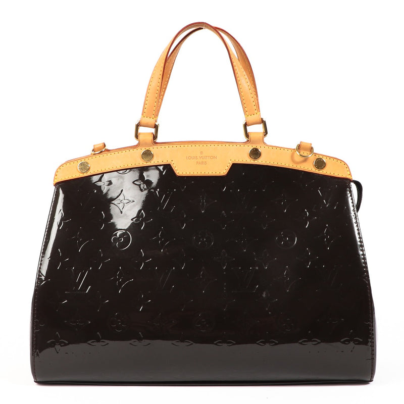Louis Vuitton Terre d'Ombre Monogram Vernis Brea MM