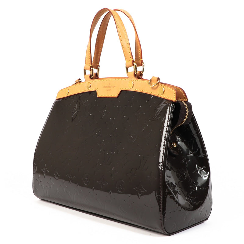 Louis Vuitton Terre d'Ombre Monogram Vernis Brea MM
