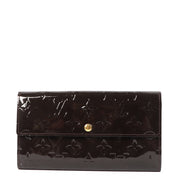 Louis Vuitton Sarah Terre d'Ombre Monogram Vernis Wallet