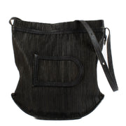 Shop safe online at Labellov in Antwerp, Brussels and Knokke this 100% authentic second hand Delvaux Black Toile de Cuir Pin Vintage Bag