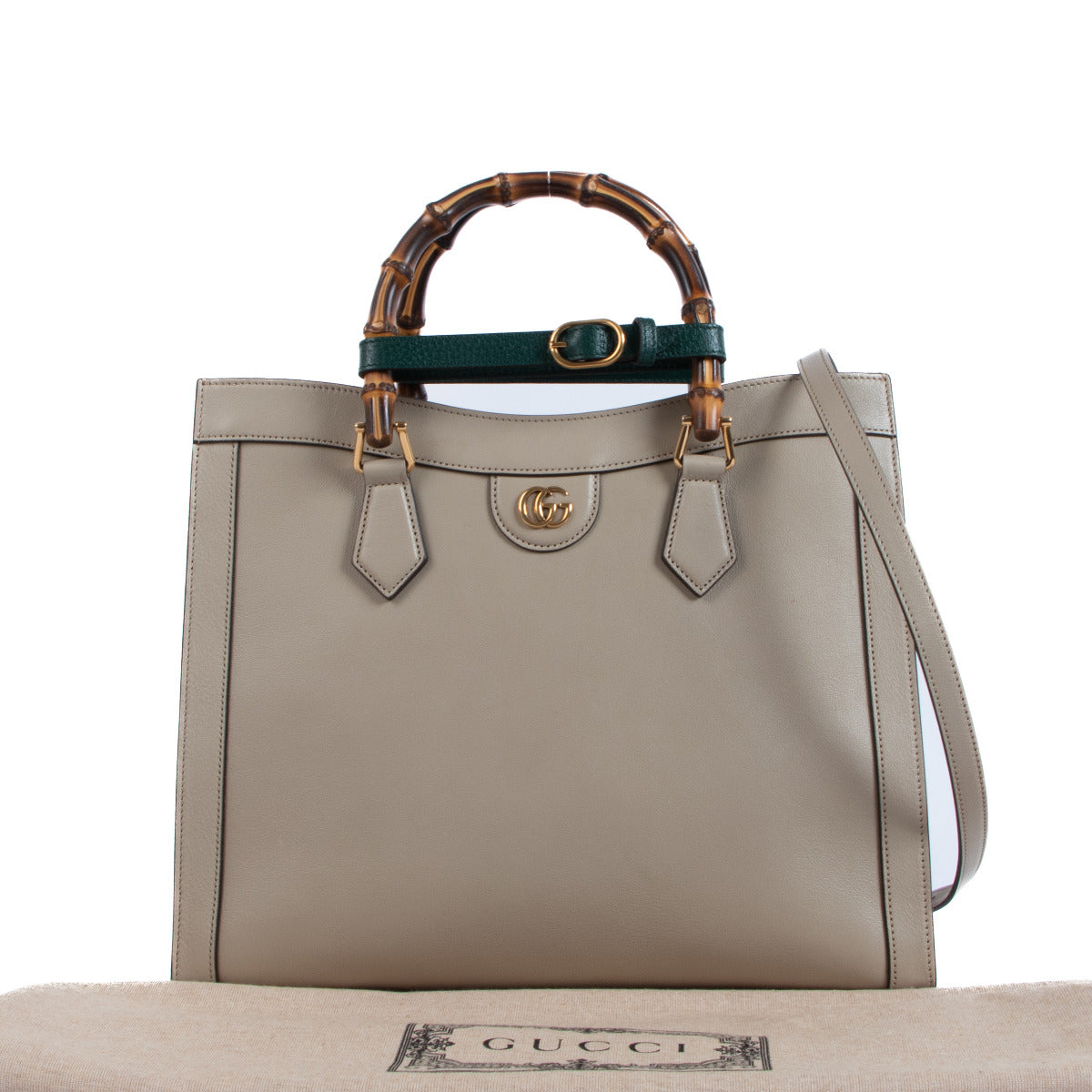 Gucci Beige Leather Diana Medium Top Handle for the best price at Labellov secondhand