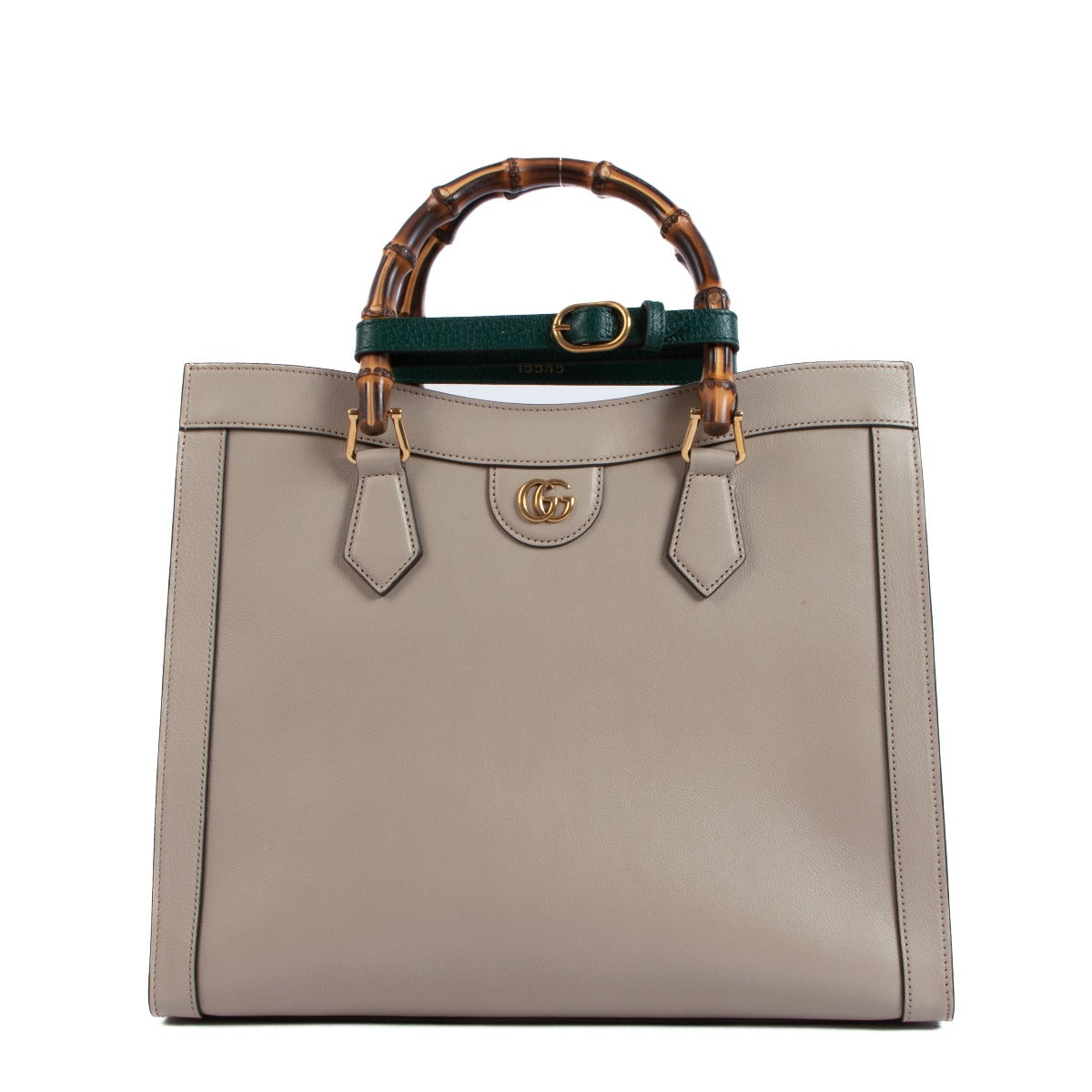 Gucci Beige Leather Diana Medium Tote Bag