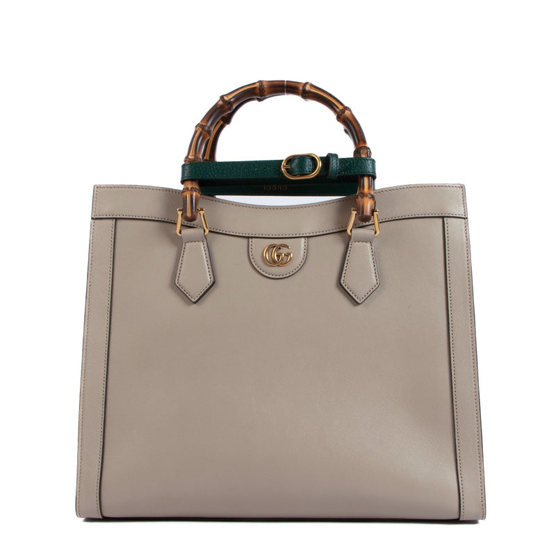 Gucci Beige Leather Diana Medium Tote Bag