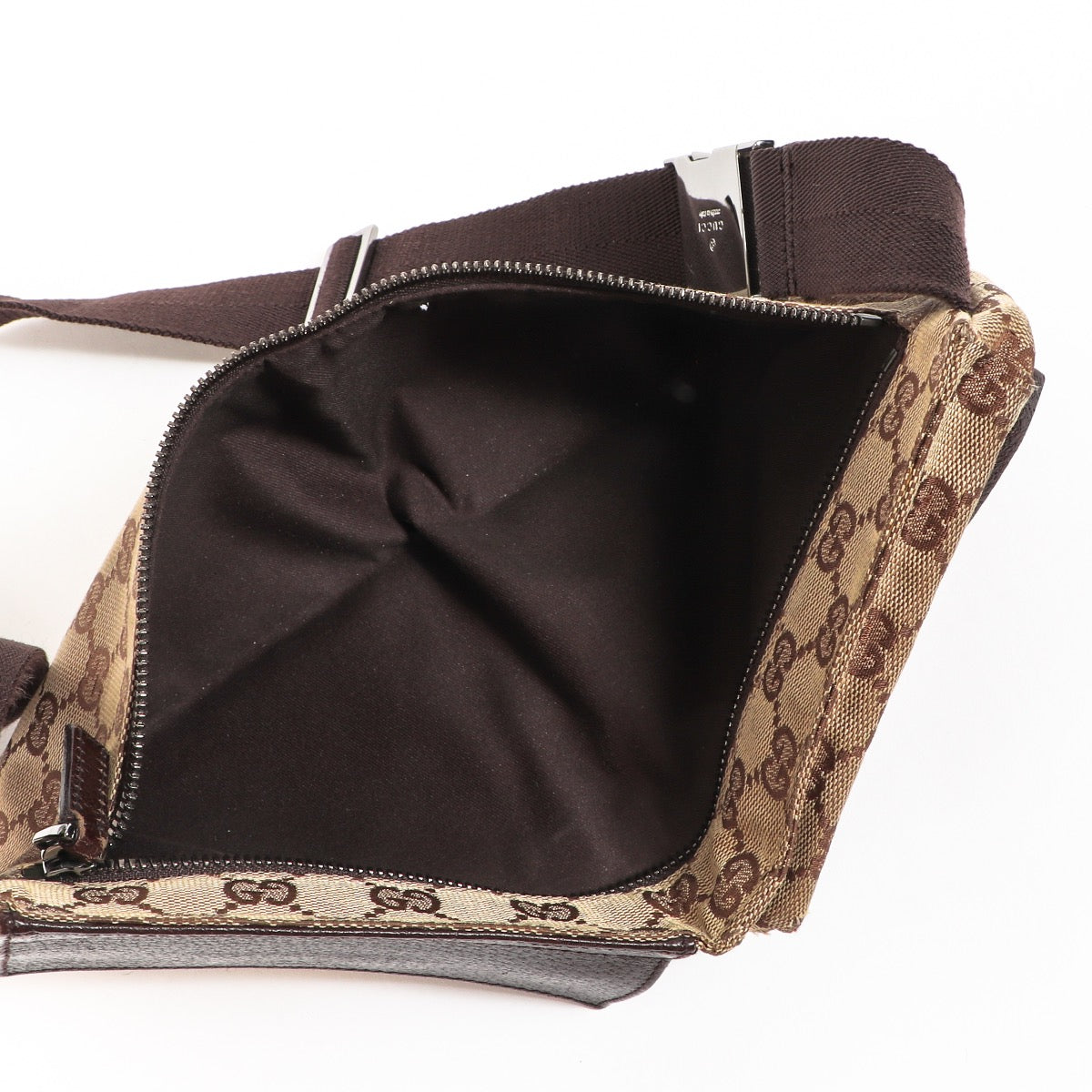 Buy an authentic second hand Gucci GG Web Canvas Belt Bag in very good condition at Labellov.com